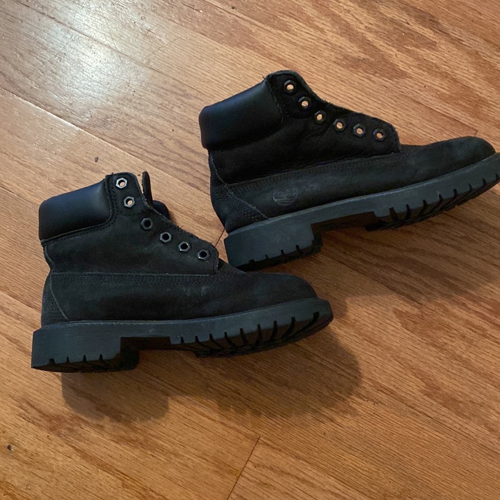 Timberland black suede construction boots - Picture 3 of 6